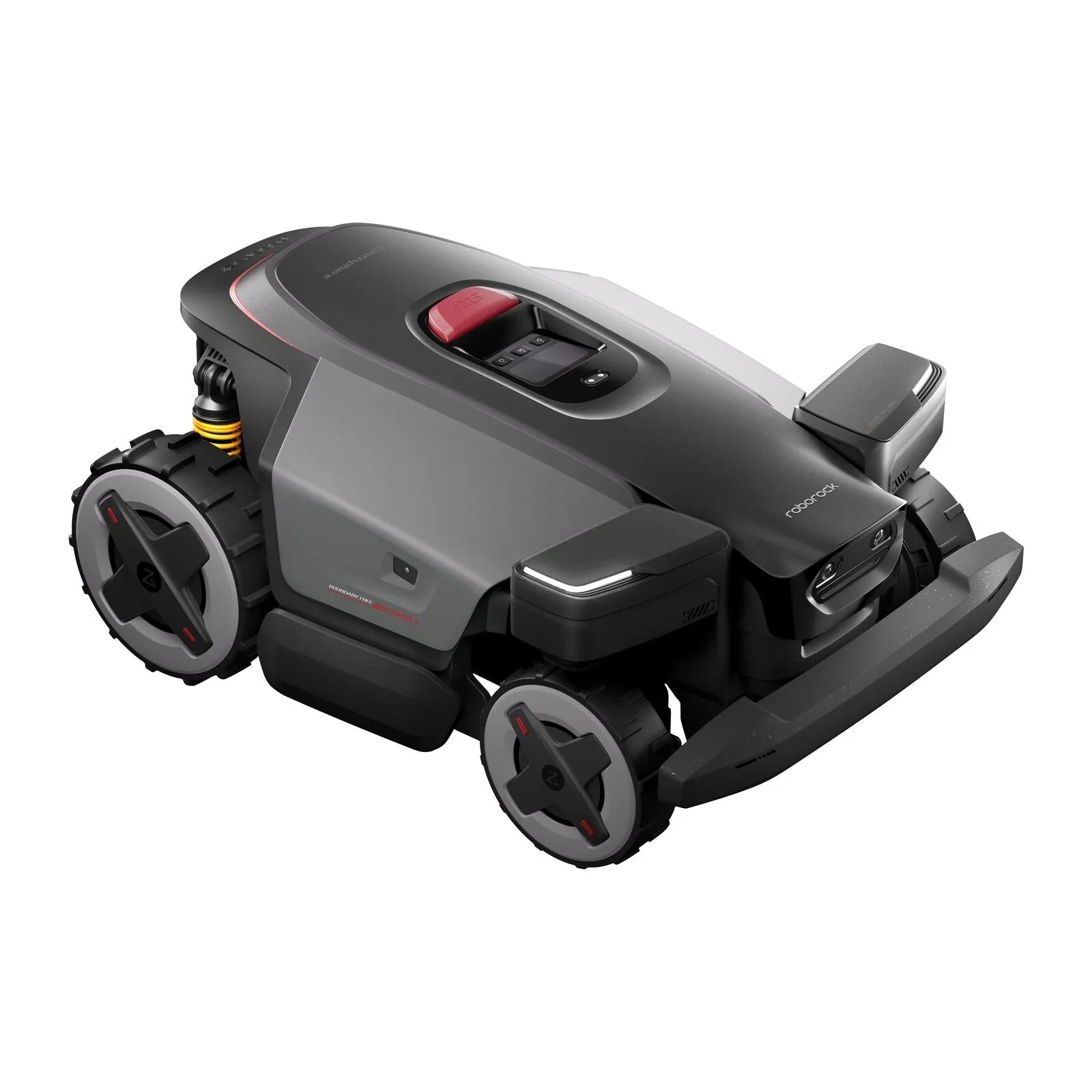 Roborock RockMow Z1 robotgressklipper med tilhørende garasje for oppbevaring og lading